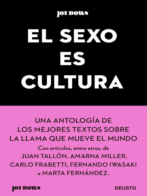 Title details for El sexo es cultura by AA. VV. - Available